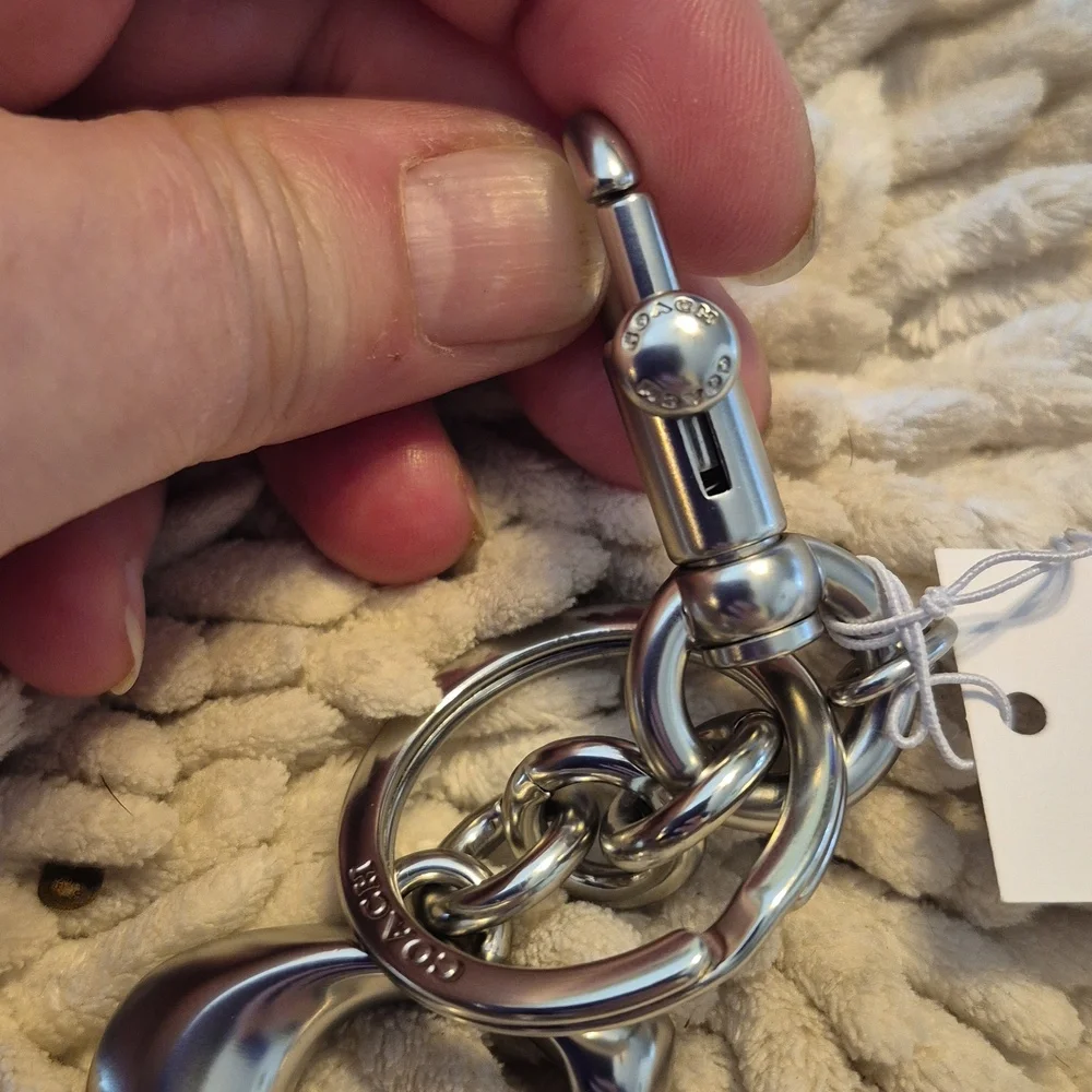 NWT Coach Signature Bag Charm [B6,8] - Picture 4 of 5